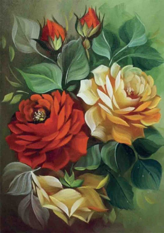 Розы А4-Л-014