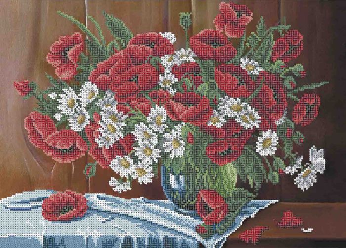 Ромашки з маками А3-К-745